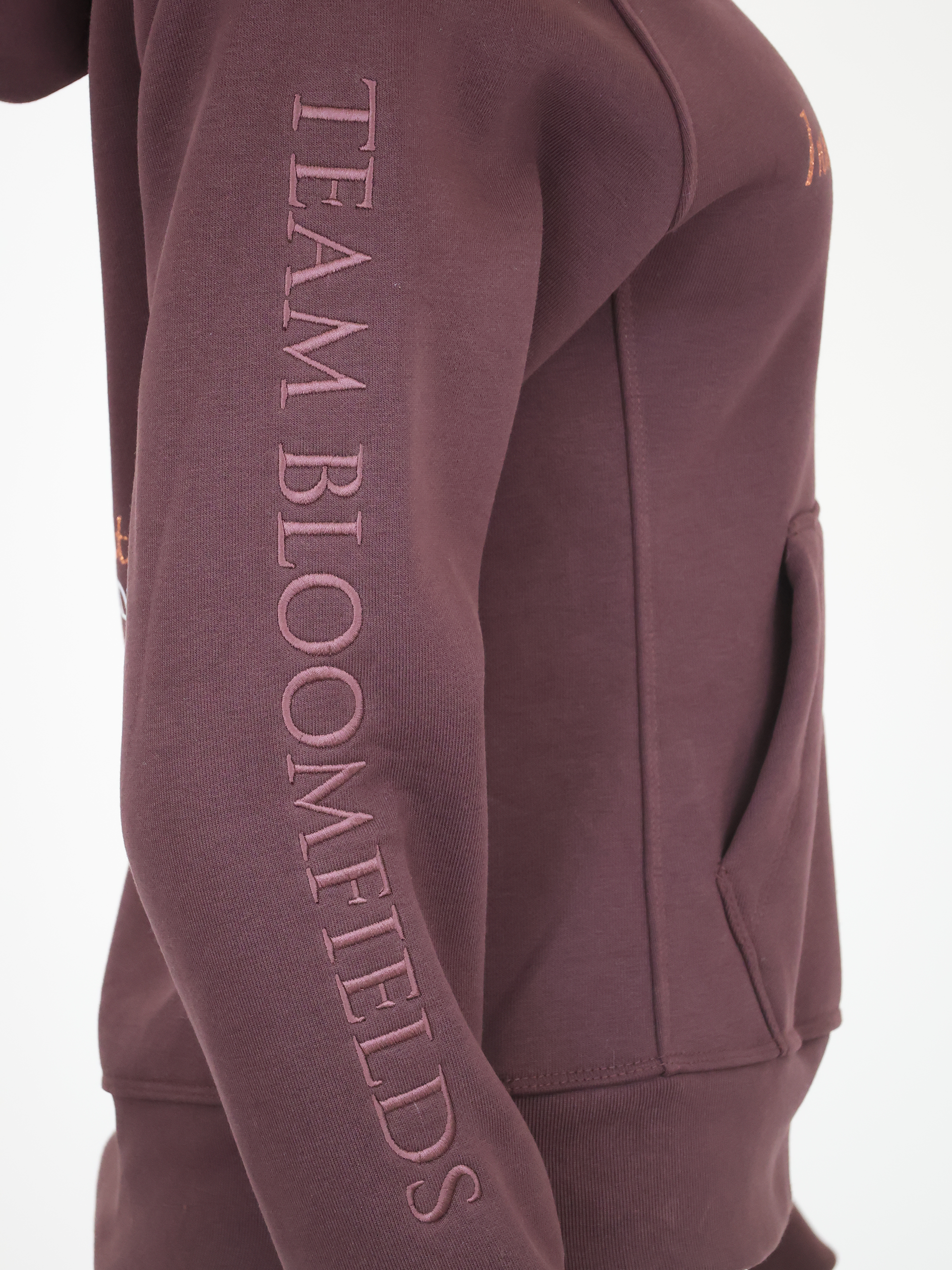 Amelia Seal Brown Cross Necked Hoodie