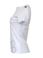 Clara White Crystal T-Shirt