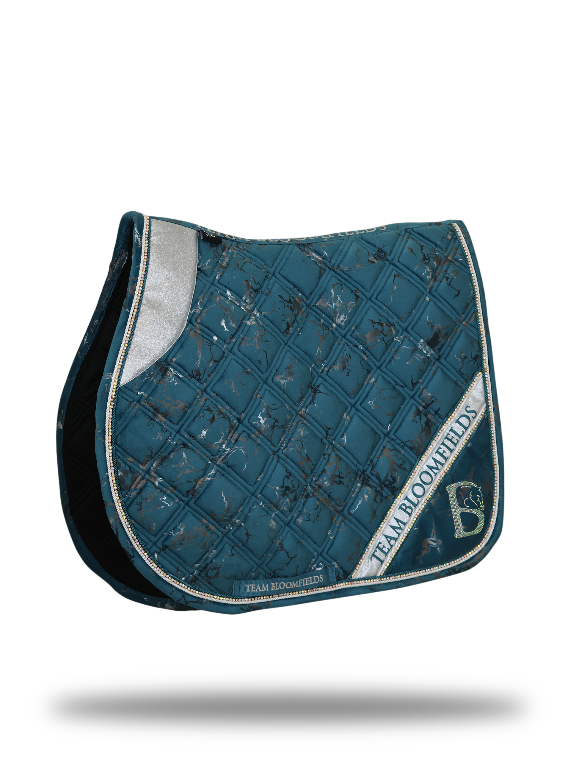 Saddle Pad - Electra Teal and Silver GP