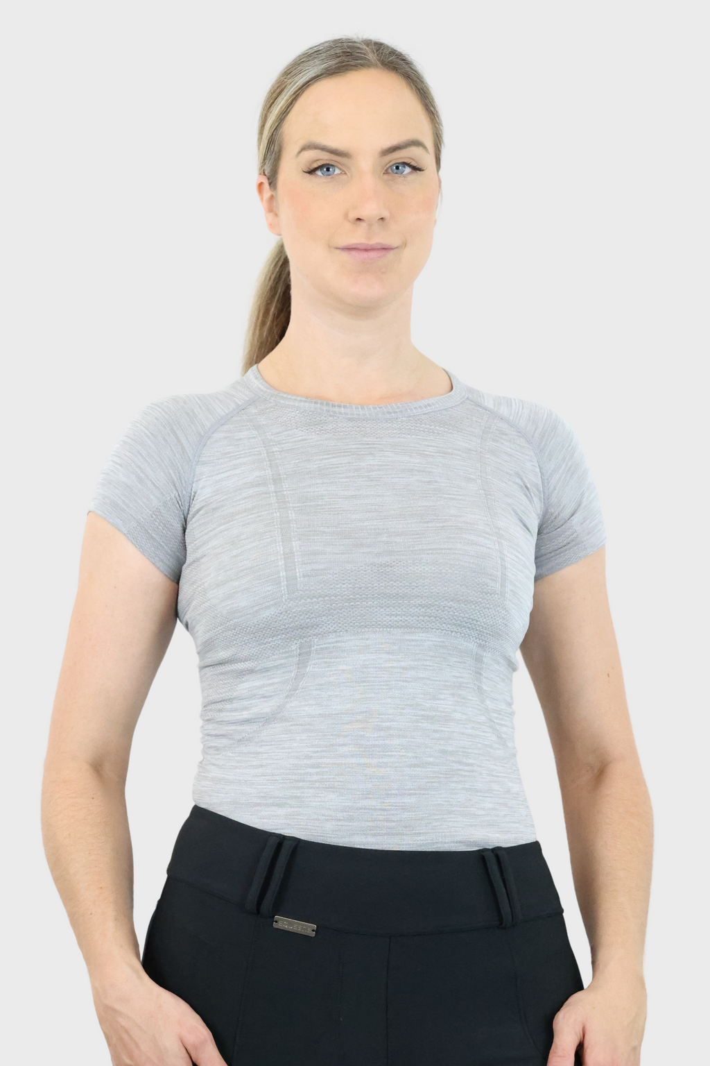 Dory Seamless Training Top - Slate Grey