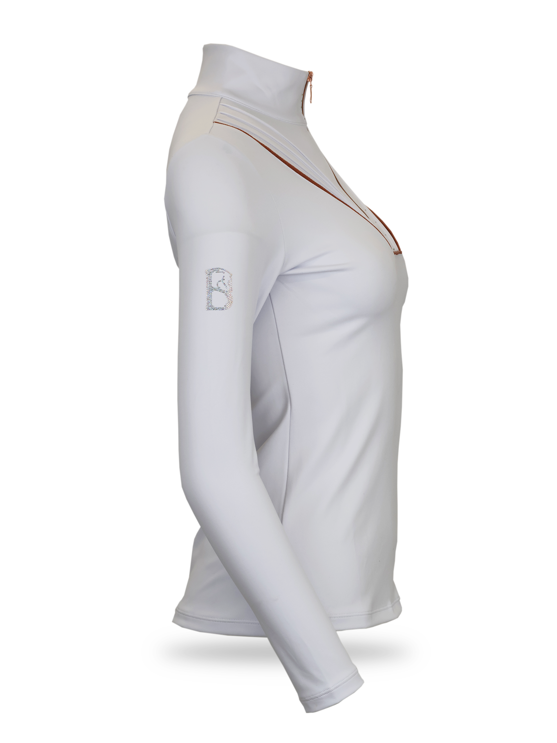 Maya White Pleated Base Layer