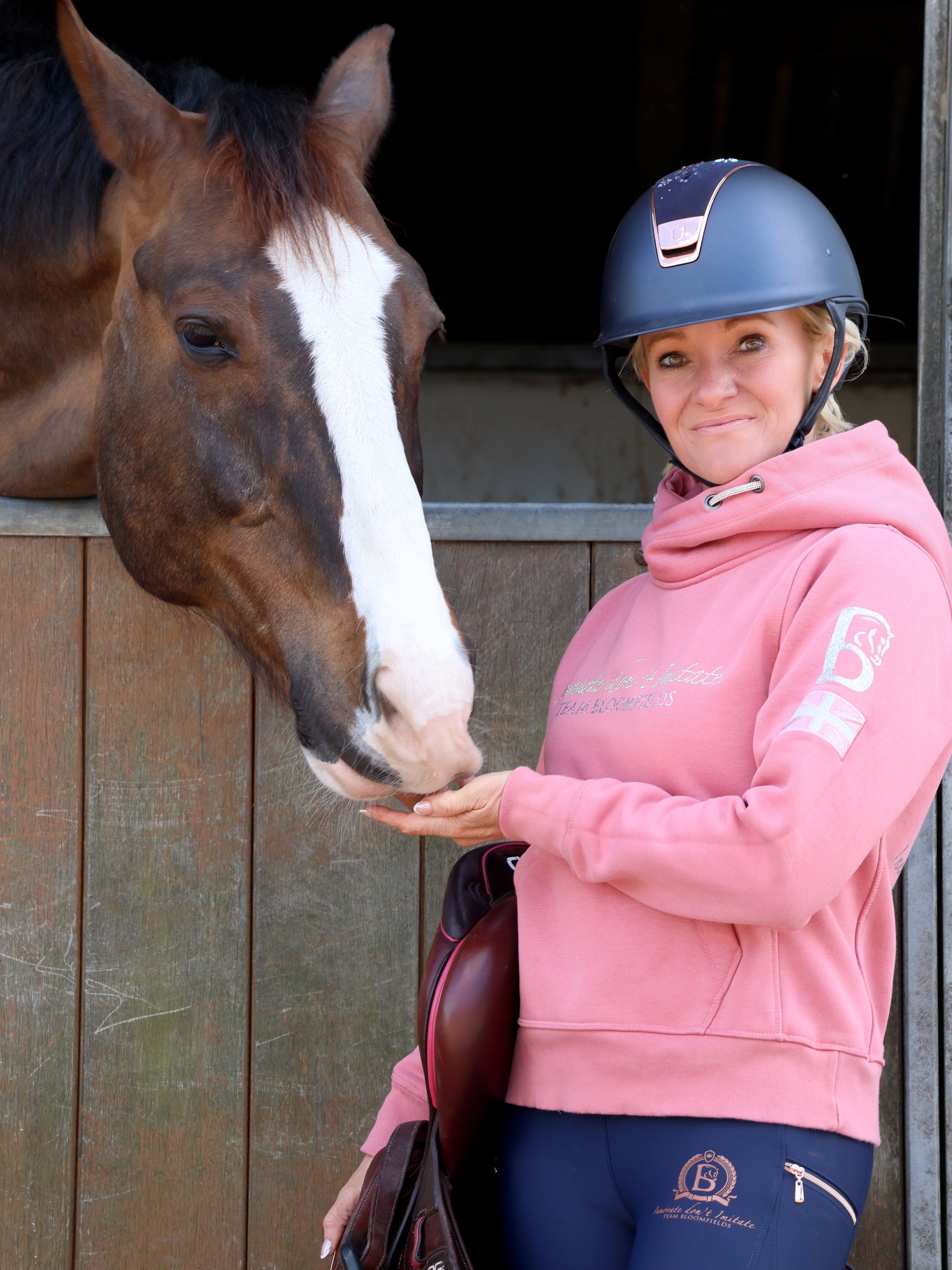 Amelia Apricot Cross Necked Hoodie