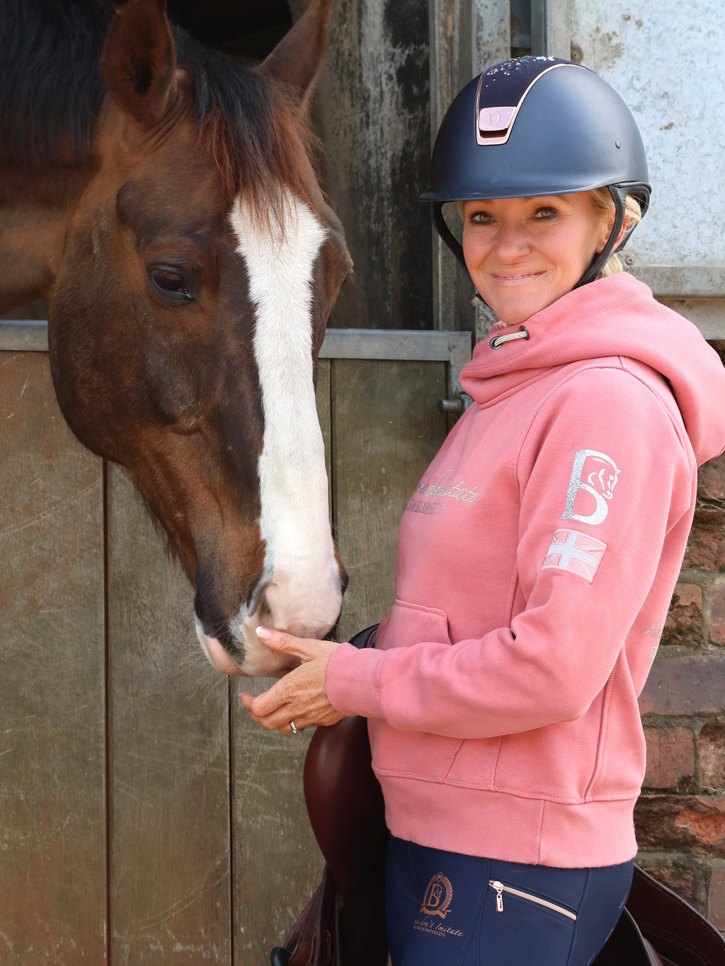 Amelia Apricot Cross Necked Hoodie