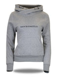 Amelia Marl Grey Cross Necked Hoodie