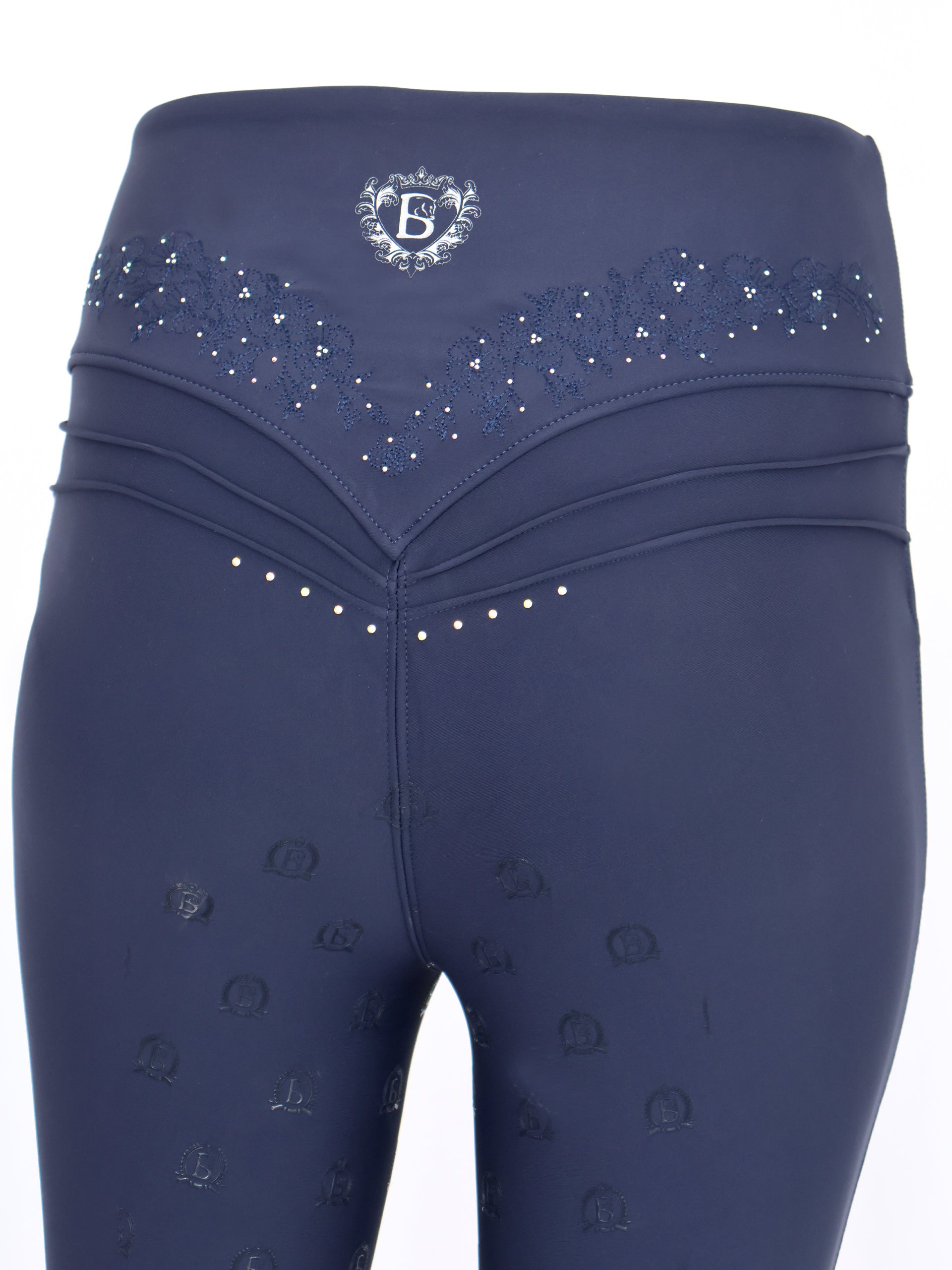 Navy Anemone Leggings