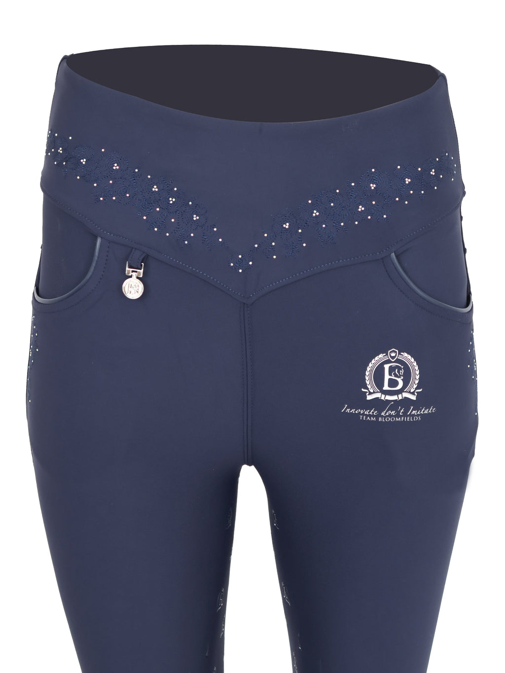 Navy Anemone Leggings