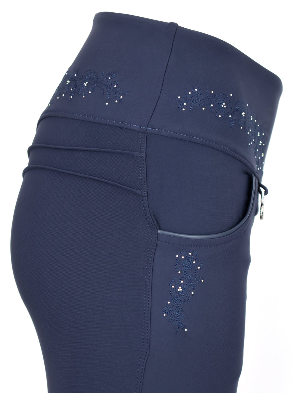 Navy Anemone Leggings
