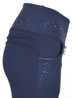 Navy Anemone Leggings