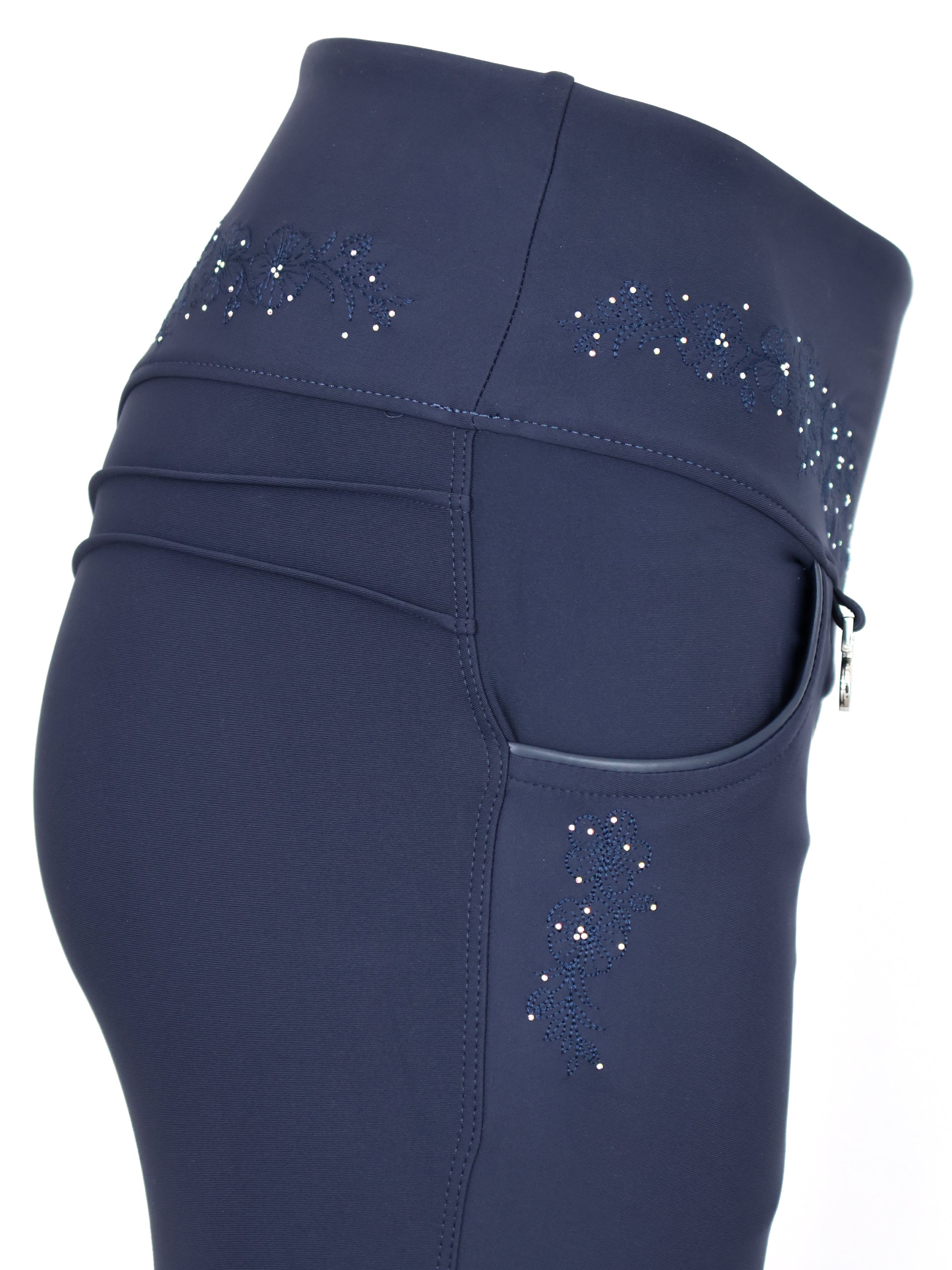 Navy Anemone Leggings