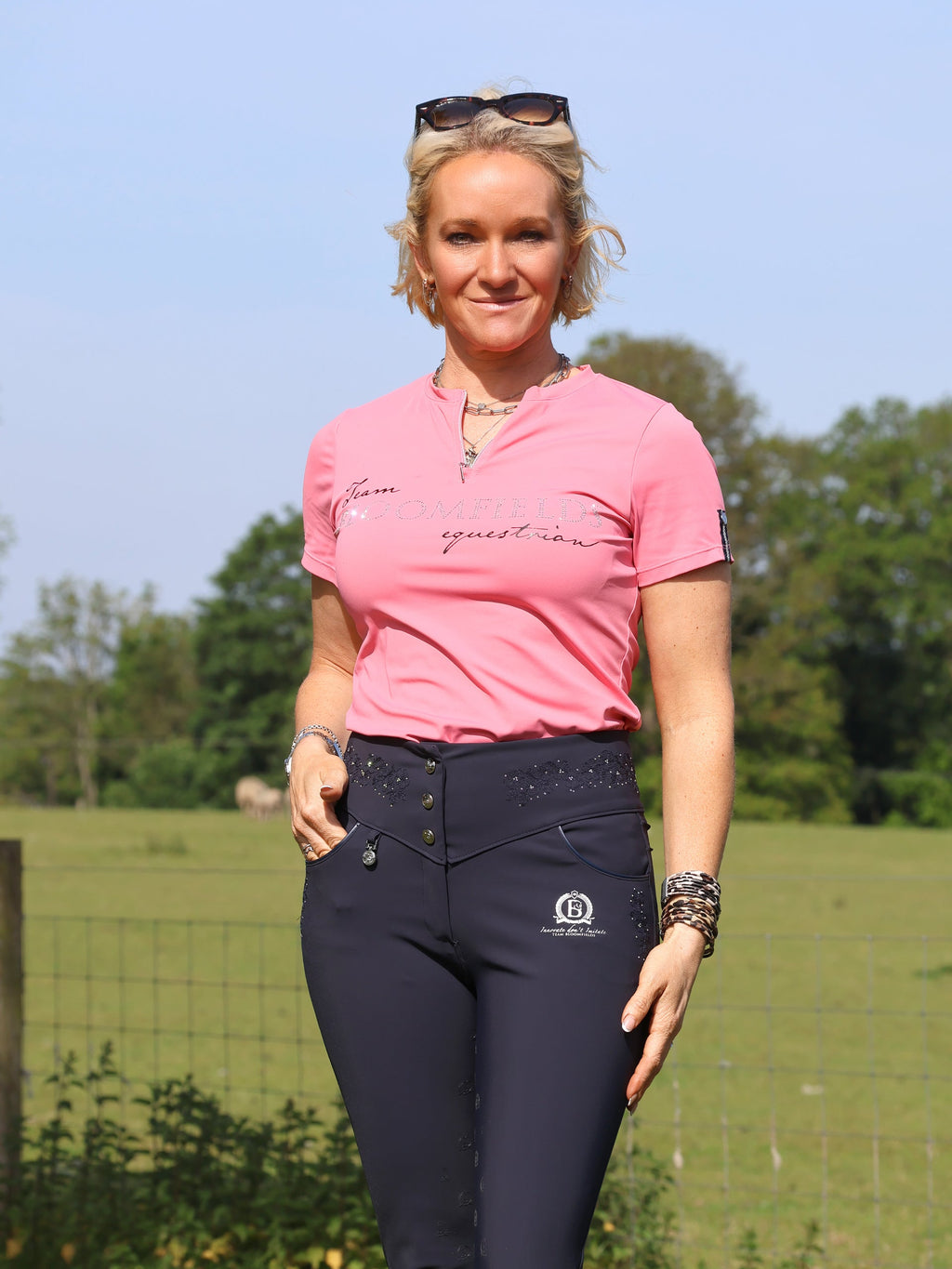 Navy Anemone Breeches