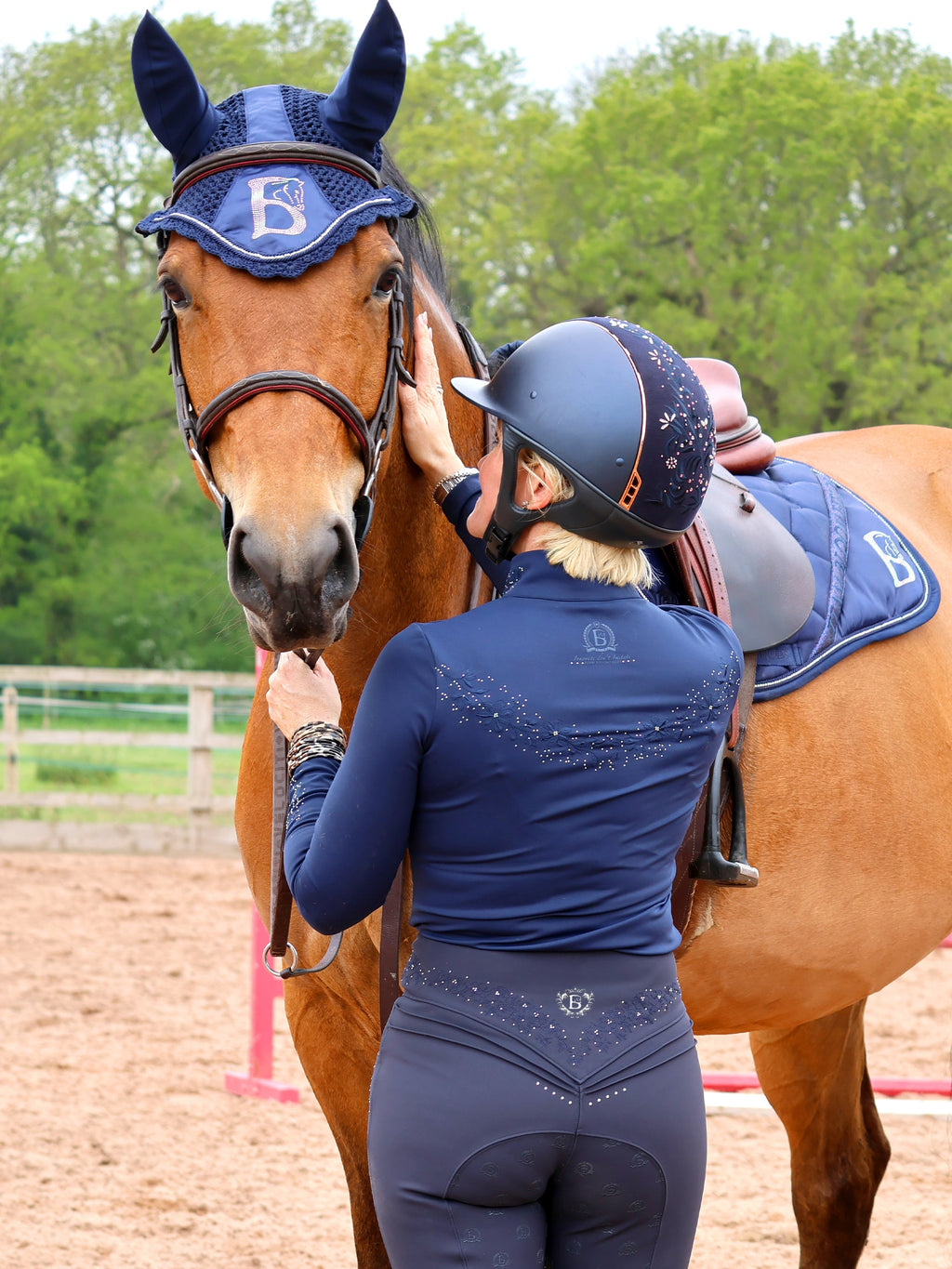 Navy Anemone Breeches