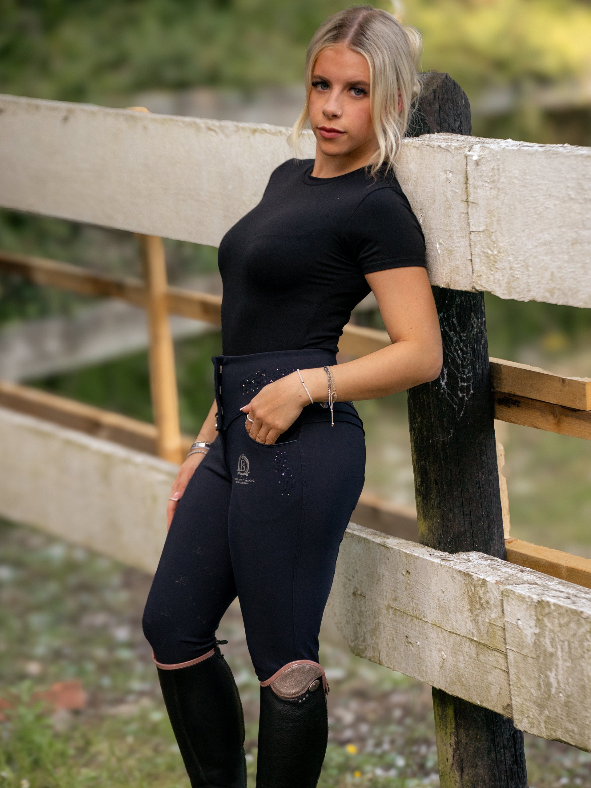 Navy Anemone Breeches