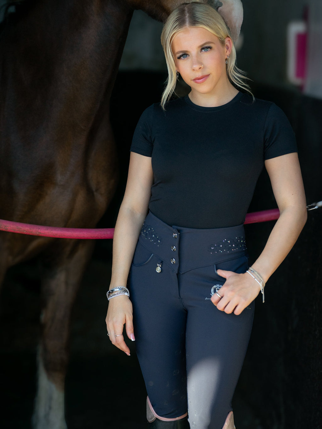 Navy Anemone Breeches
