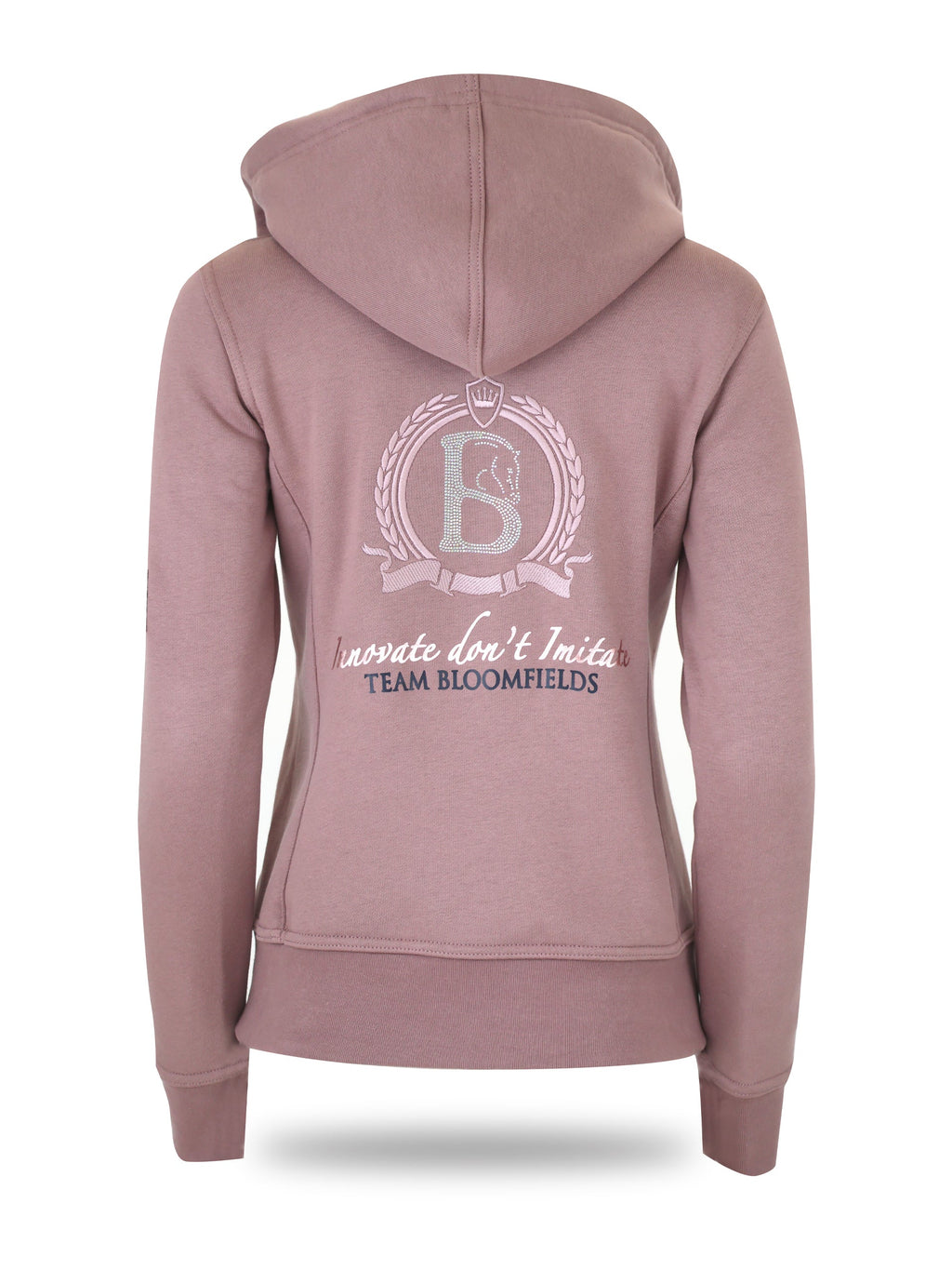Kids Arabella Heather Double Collar Fitted Zip Hoodie
