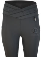 Celeste Black Crystal Leggings