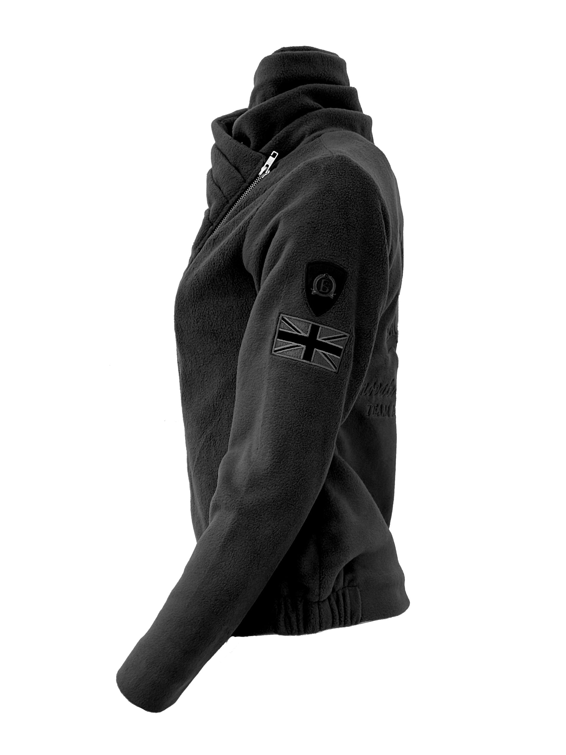 Kids Selena Black Fleece Jacket
