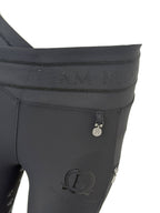 Celeste Black Crystal Leggings