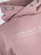 Amelia Heather Cross Necked Hoodie