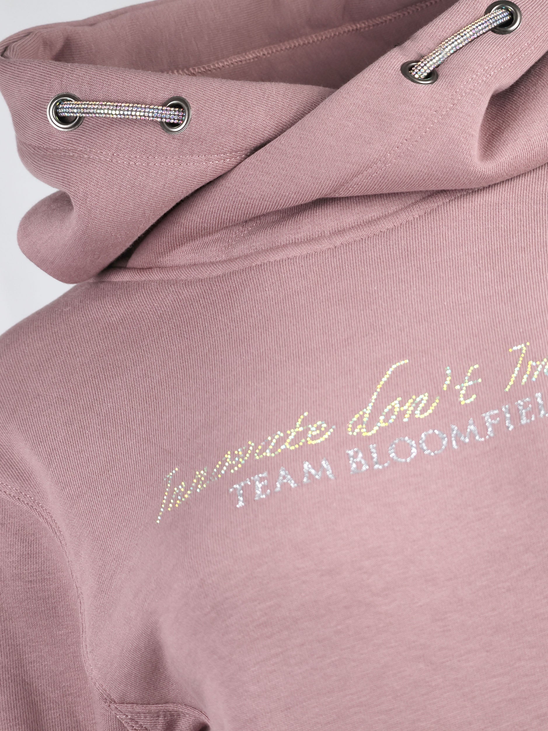 Amelia Heather Cross Necked Hoodie