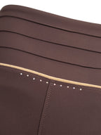 Kids Maya Chocolate Pleated Leggings