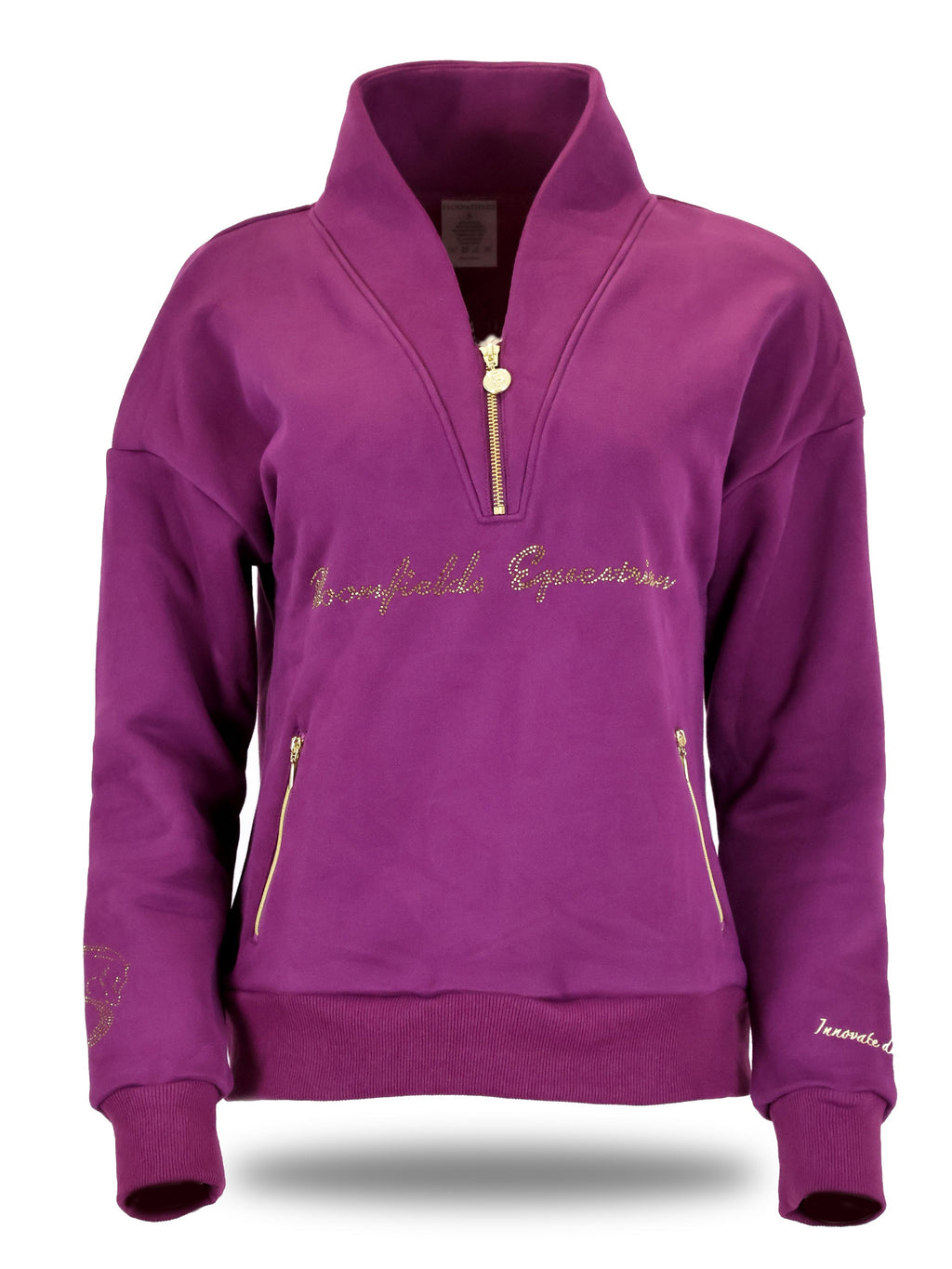 Vanessa V Neck Top In Plum
