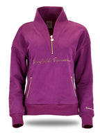 Vanessa V Neck Top In Plum