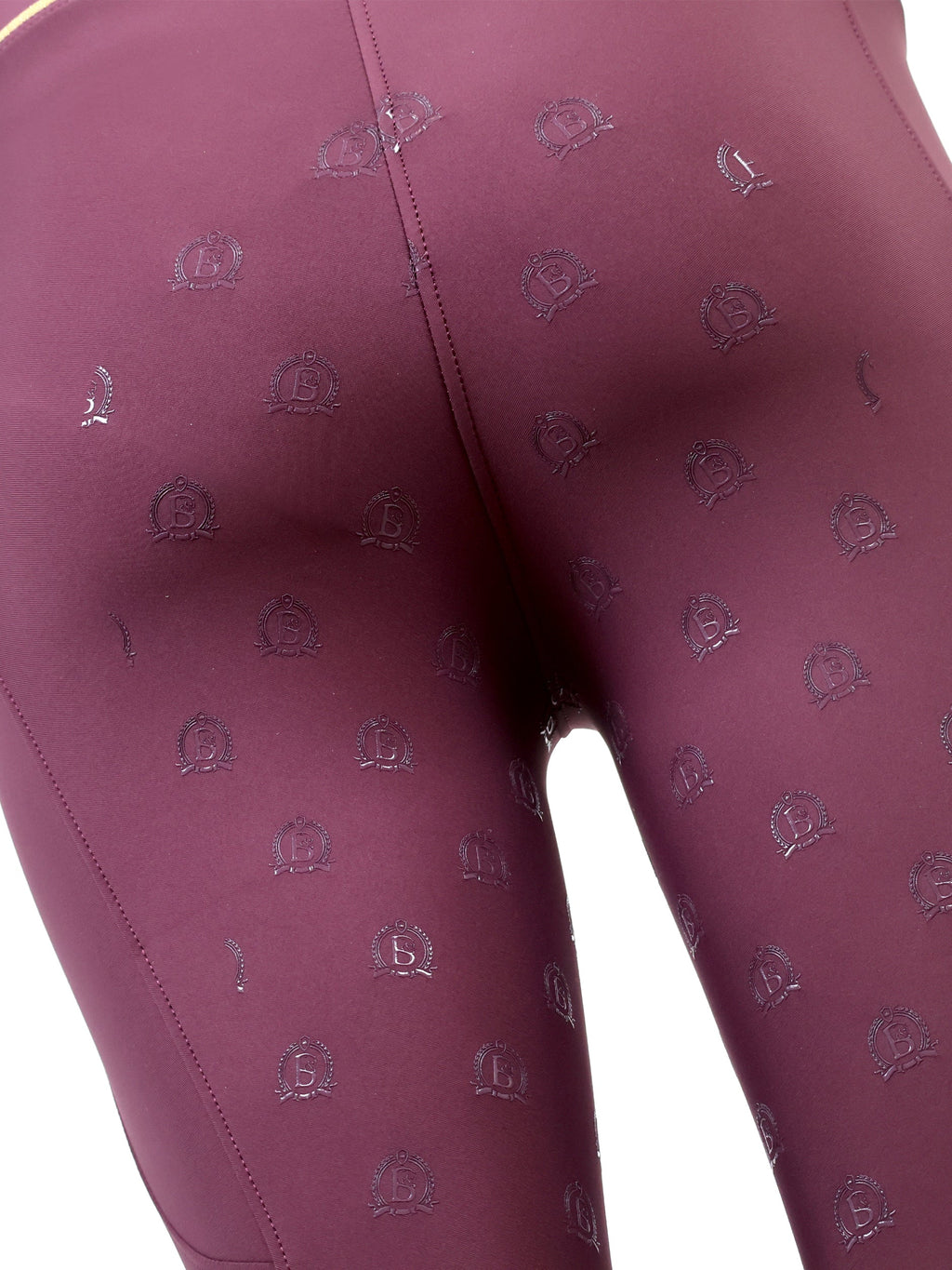 Kids Maya Mulberry Pleated Leggings