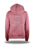 Amelia Apricot Cross Necked Hoodie