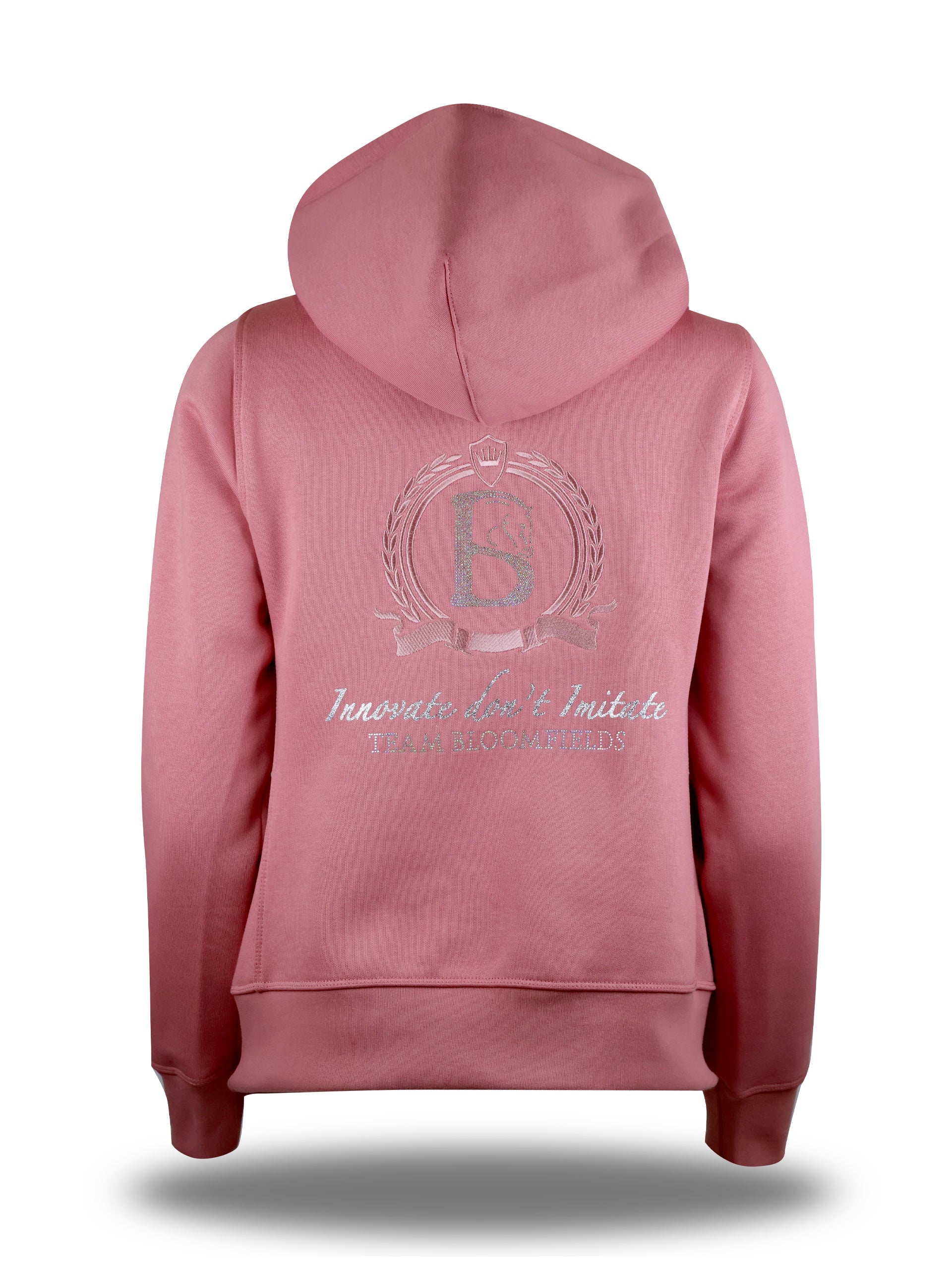 Amelia Apricot Cross Necked Hoodie