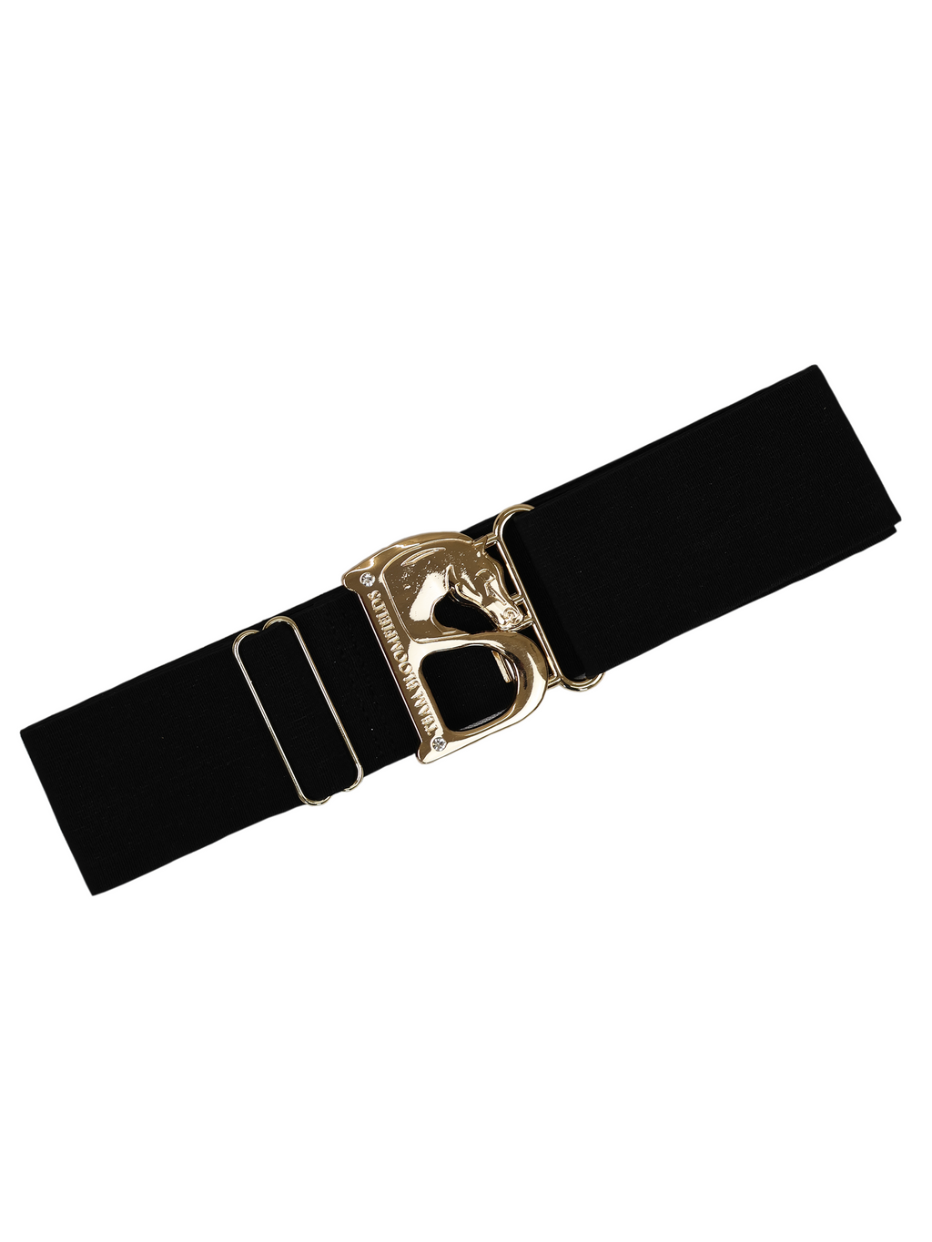 Belt - Black with Gold B