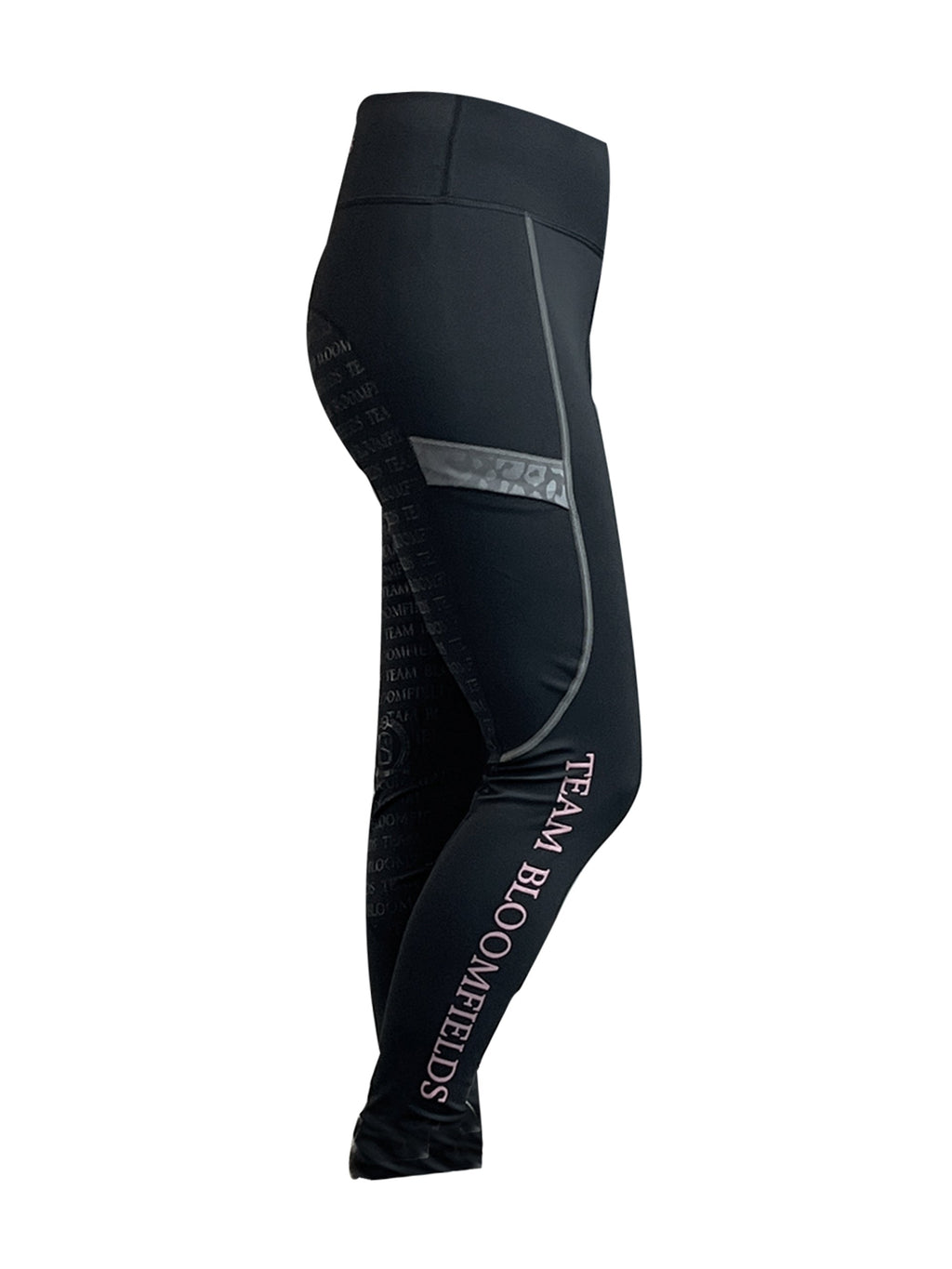Kids Leonora Black & Grey Leggings