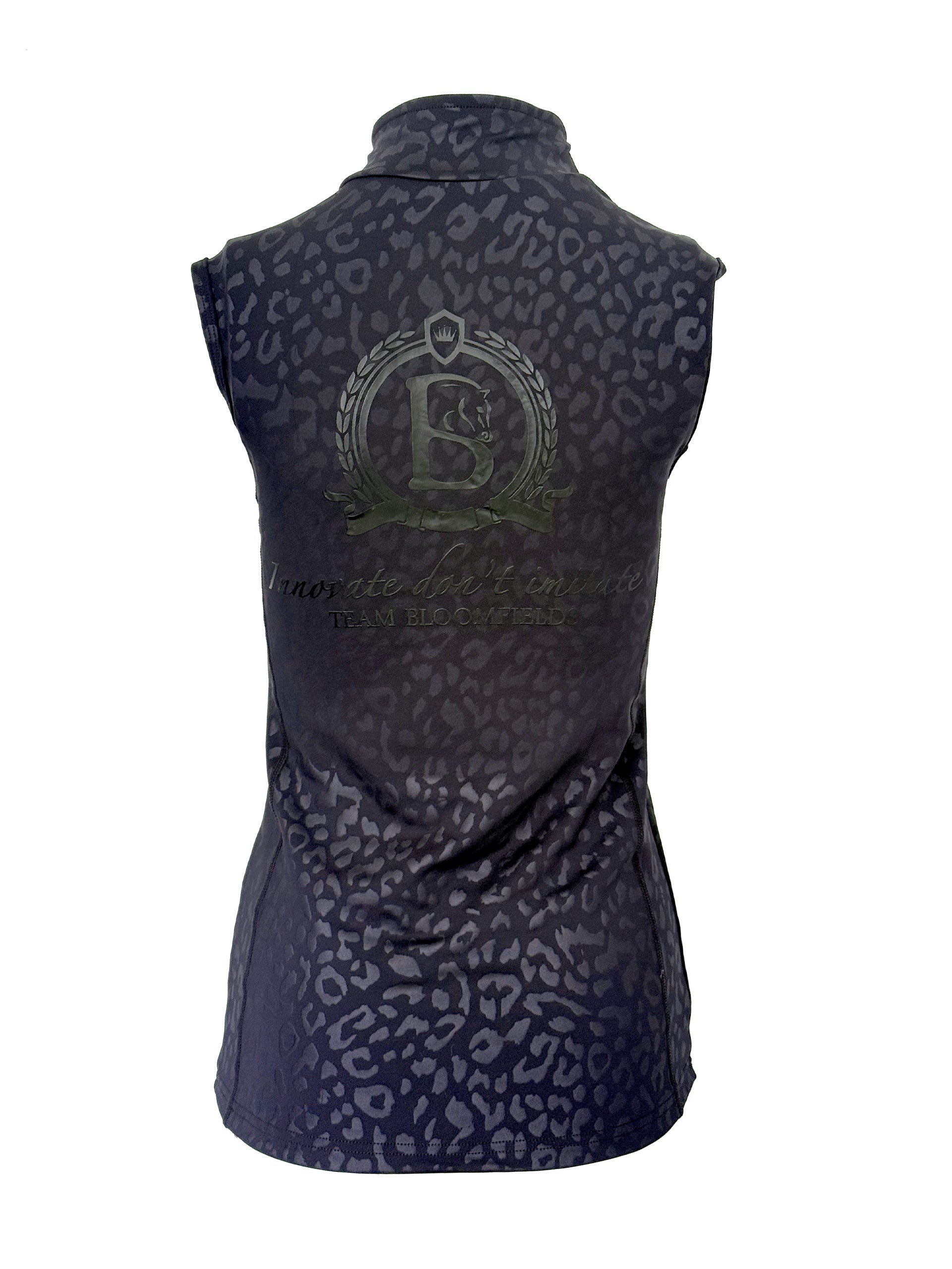 Kids Leonora Black Sleeveless Base Layer