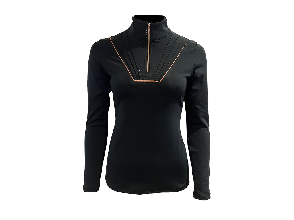 Maya Black Pleated Base Layer