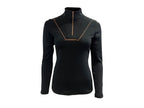 Maya Black Pleated Base Layer