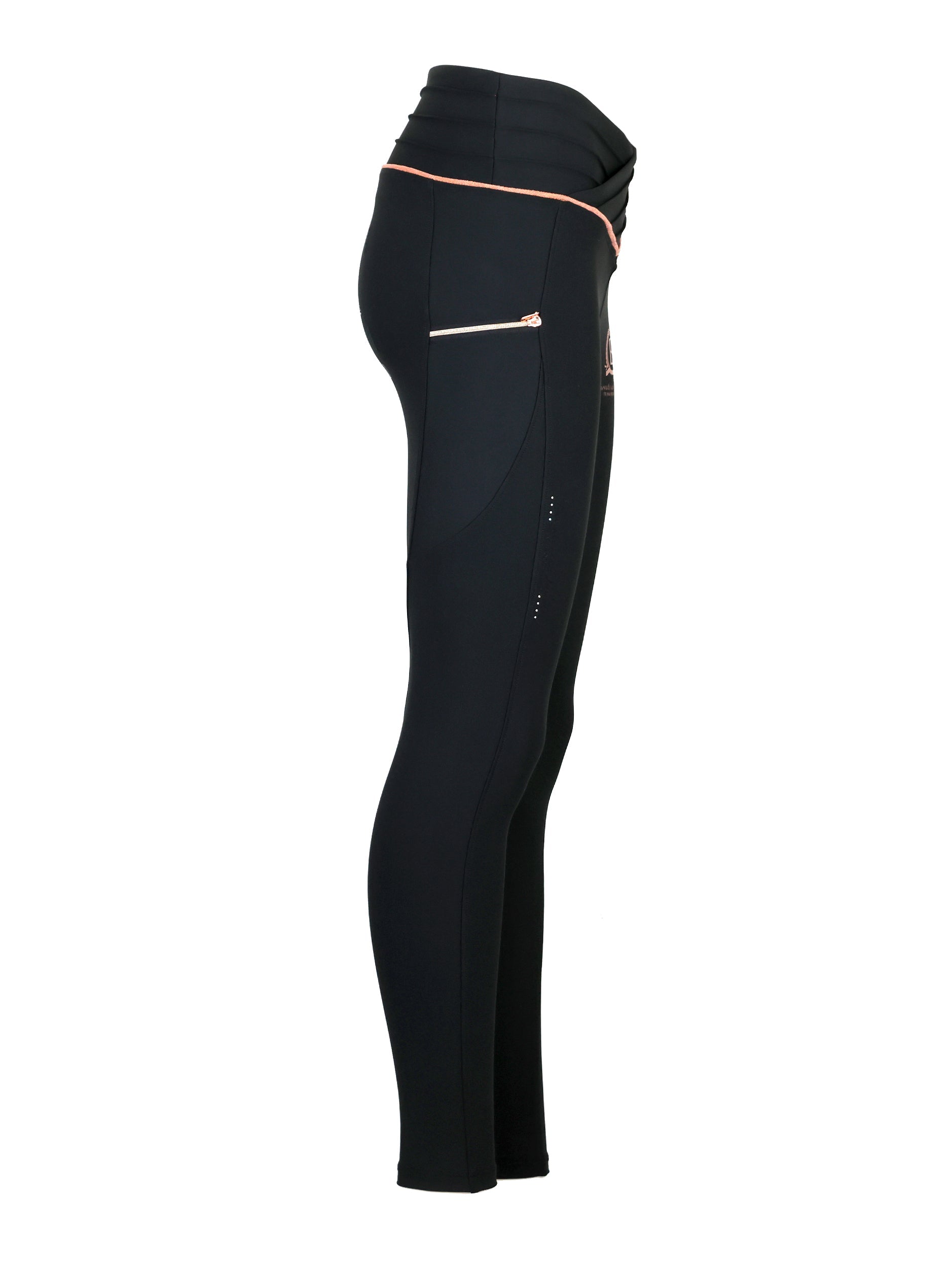 Kids Maya Black Pleated leggings