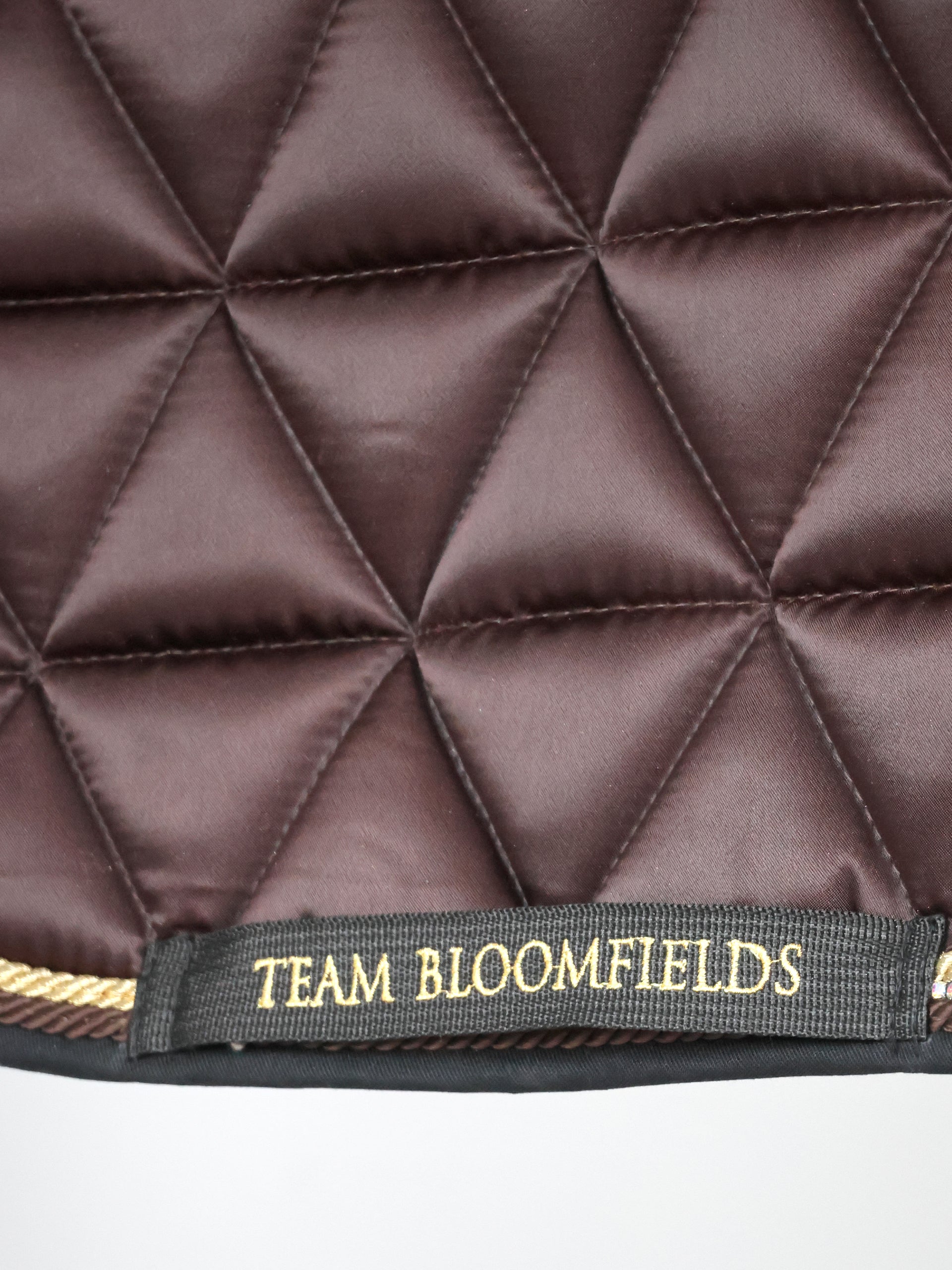 Saddle Pad - Brown & Leopard Print Jump