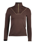 Maya Chocolate Pleated Base Layer