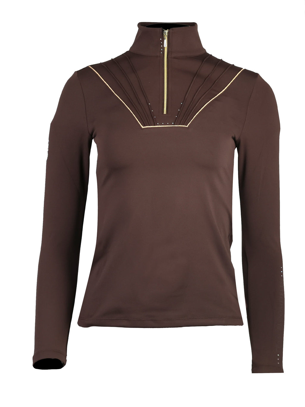 Kids Maya Chocolate Pleated Base Layer