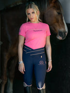 Celeste Navy Crystal Leggings