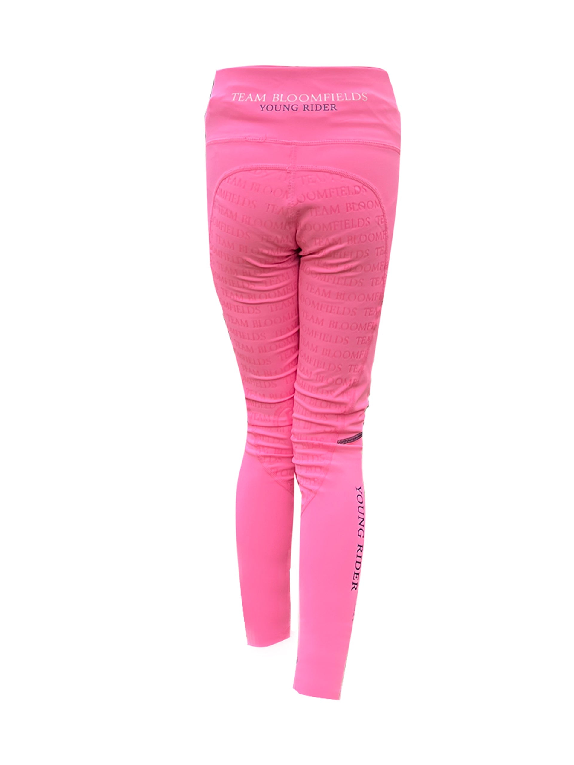 Kids Bubblegum & Navy Leggings