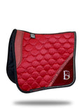 Saddle Pad - Burgundy Sparkle Dressage