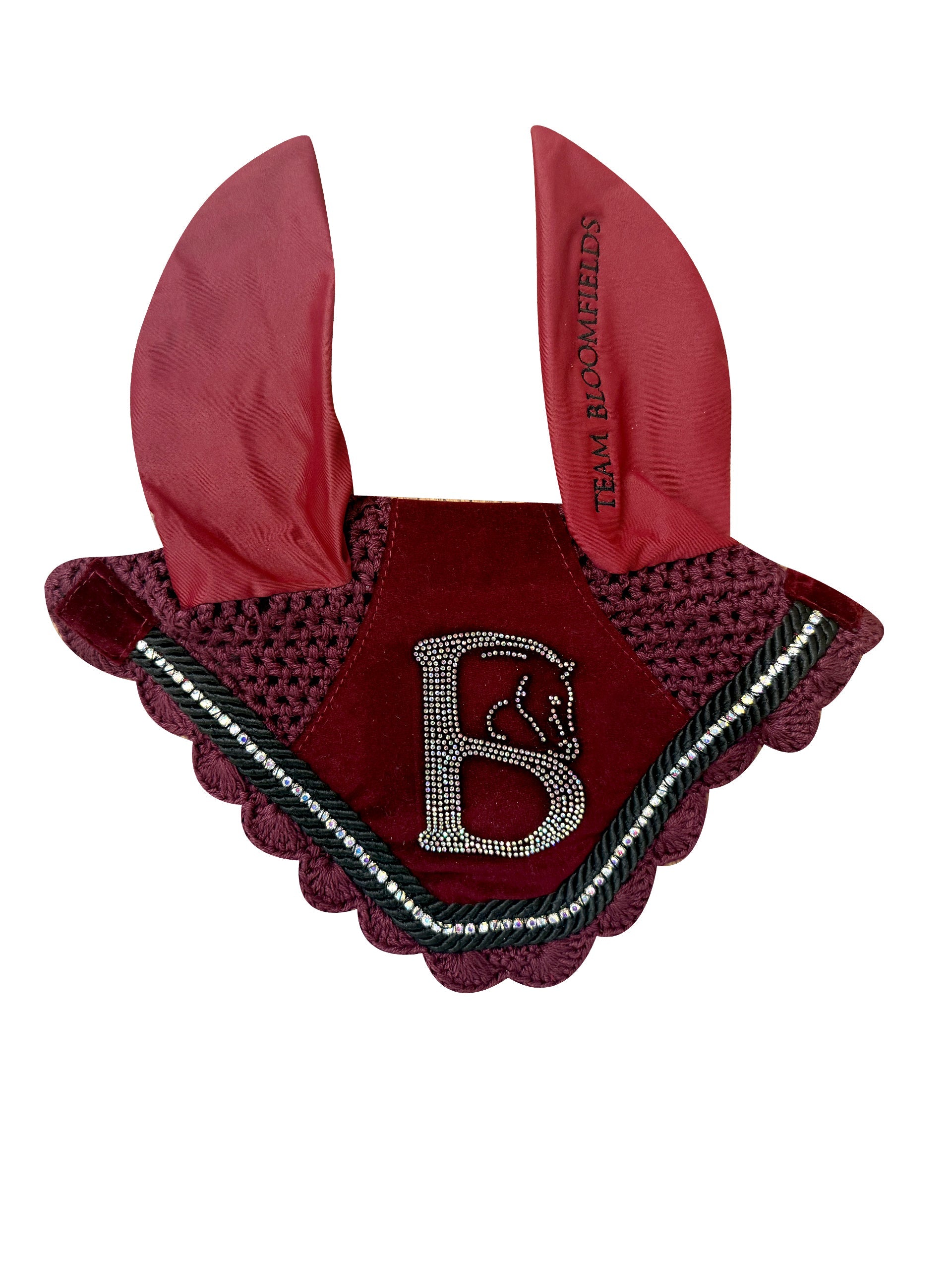 Bonnet - Burgundy Rhinestone Prestige