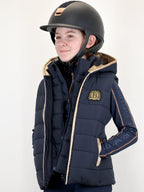 Kids Legacy Navy & Champagne Gilet