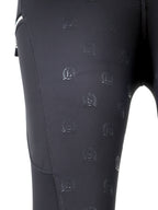 Maya Pleated Grey Leggings