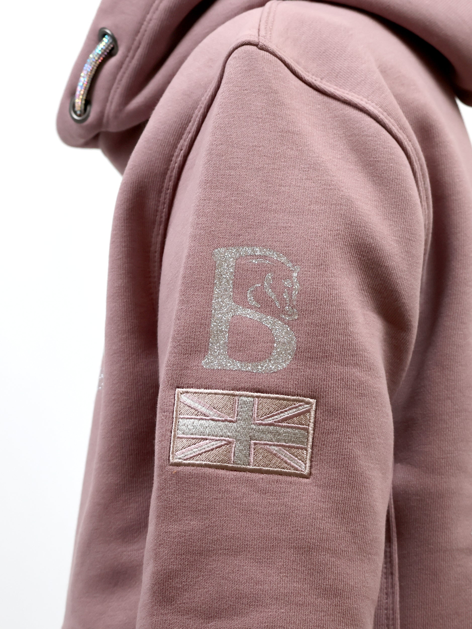 Kids Amelia Heather Cross Necked Hoodie