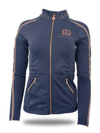 Kids Caitlin Crystal Navy Training Jacket