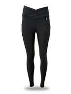 Celeste Black Crystal Leggings