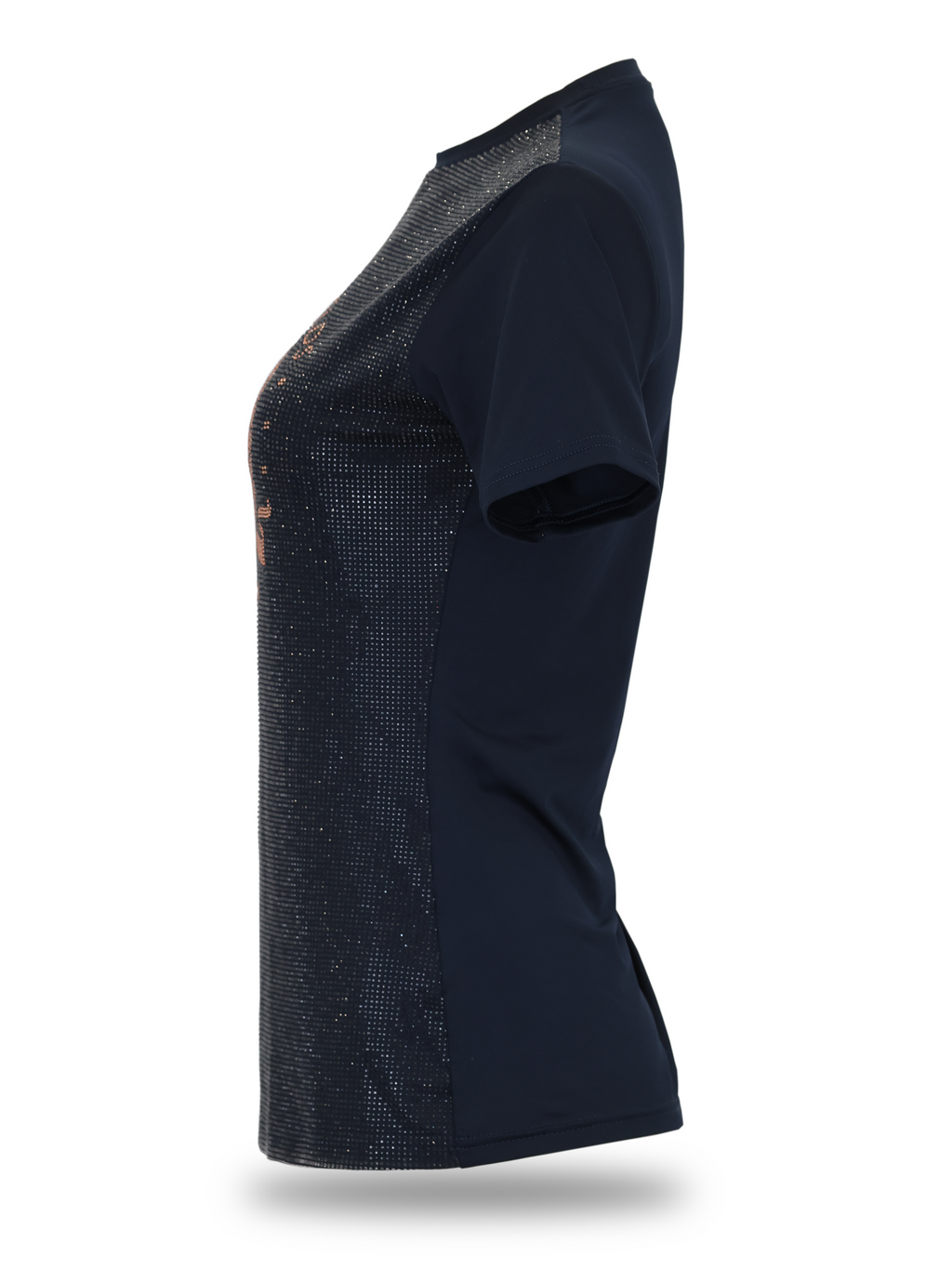 Celine Navy Crystal T-Shirts