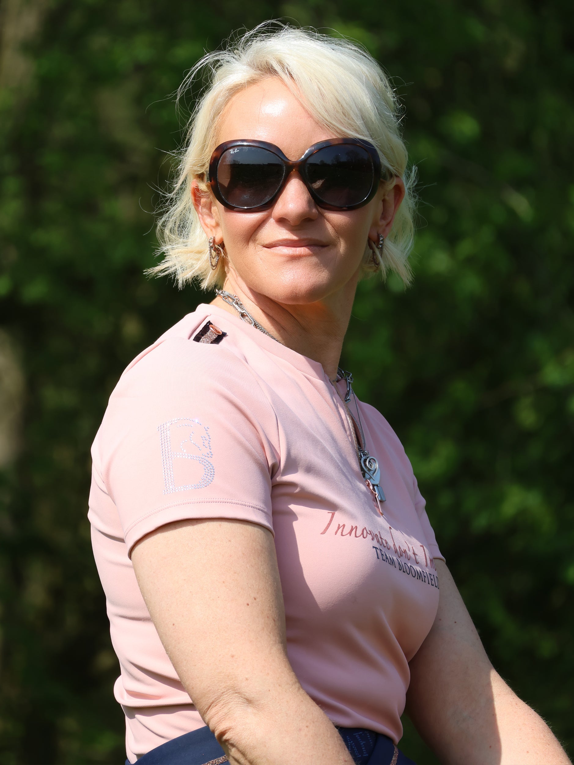 Clara Pink Crystal T-Shirt