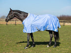 100g Detachable Neck Turnout Rug - Cornflower